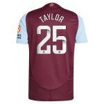AVFC aston villa wsl adidas home authentic shirt 2024-25 with taylor 25 printing Collection | Official Aston Villa Kits and Apparel