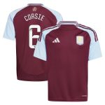 AVFC aston villa wsl adidas home shirt 2024-25 – kids with corsie 6 printing Collection | Official Aston Villa Kits and Apparel