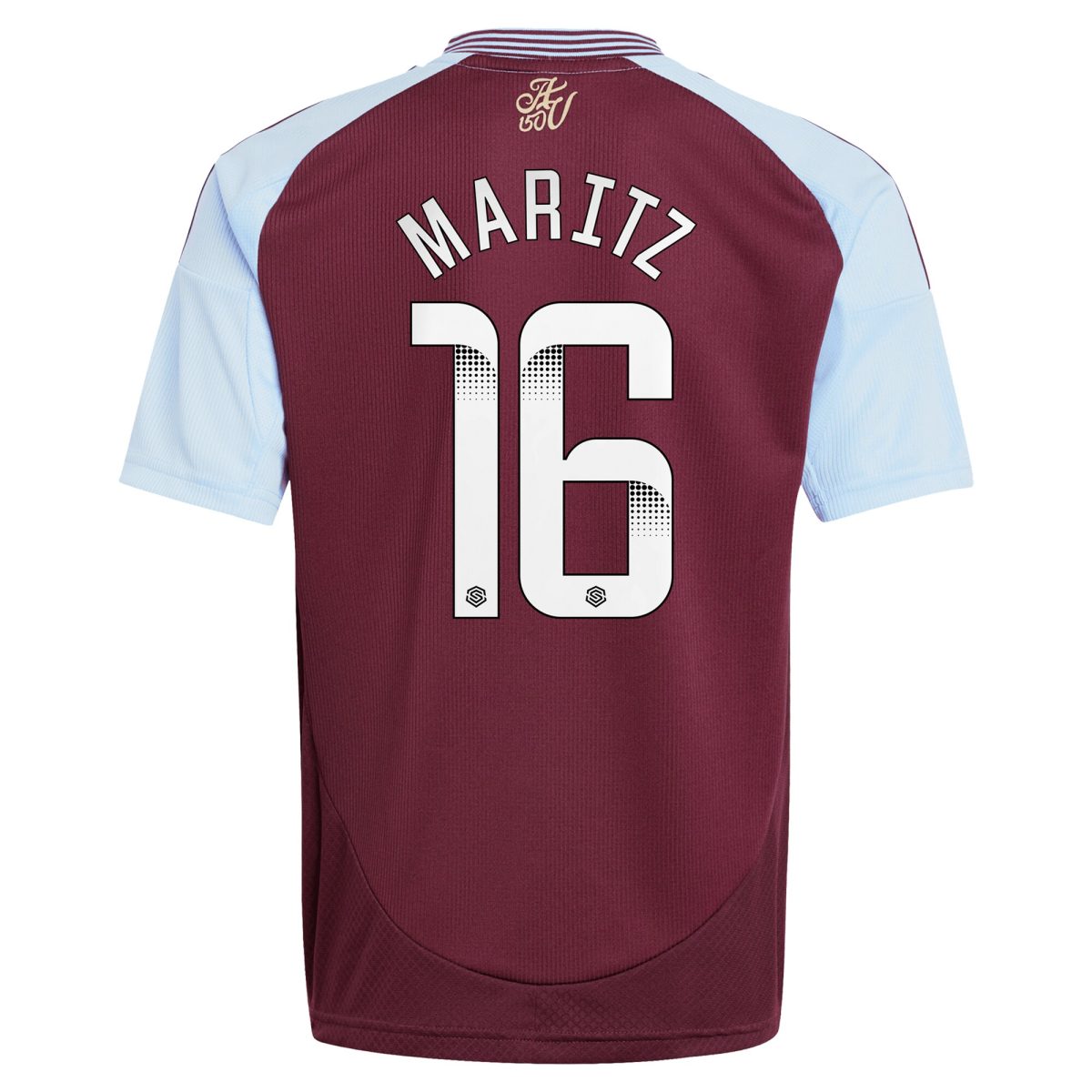 AVFC aston villa wsl adidas home shirt 2024-25 – kids with maritz 26 printing Collection | Official Aston Villa Kits and Apparel