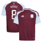 AVFC aston villa wsl adidas home shirt 2024-25 – kids with nobbs 8 printing Collection | Official Aston Villa Kits and Apparel