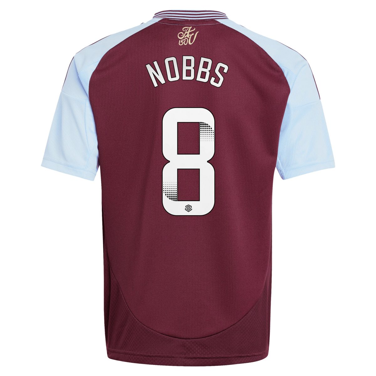AVFC aston villa wsl adidas home shirt 2024-25 – kids with nobbs 8 printing Collection | Official Aston Villa Kits and Apparel