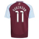 AVFC aston villa wsl adidas home shirt 2024-25 – kids with robinson 11 printing Collection | Official Aston Villa Kits and Apparel