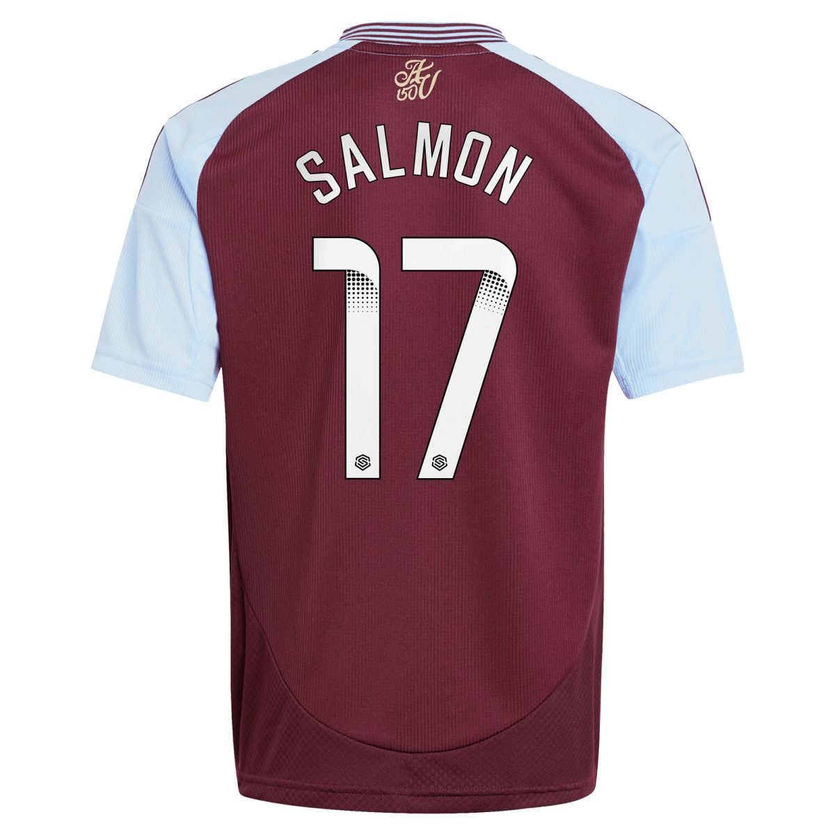 AVFC aston villa wsl adidas home shirt 2024-25 – kids with salmon 17 printing Collection | Official Aston Villa Kits and Apparel