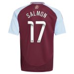 AVFC aston villa wsl adidas home shirt 2024-25 – kids with salmon 17 printing Collection | Official Aston Villa Kits and Apparel