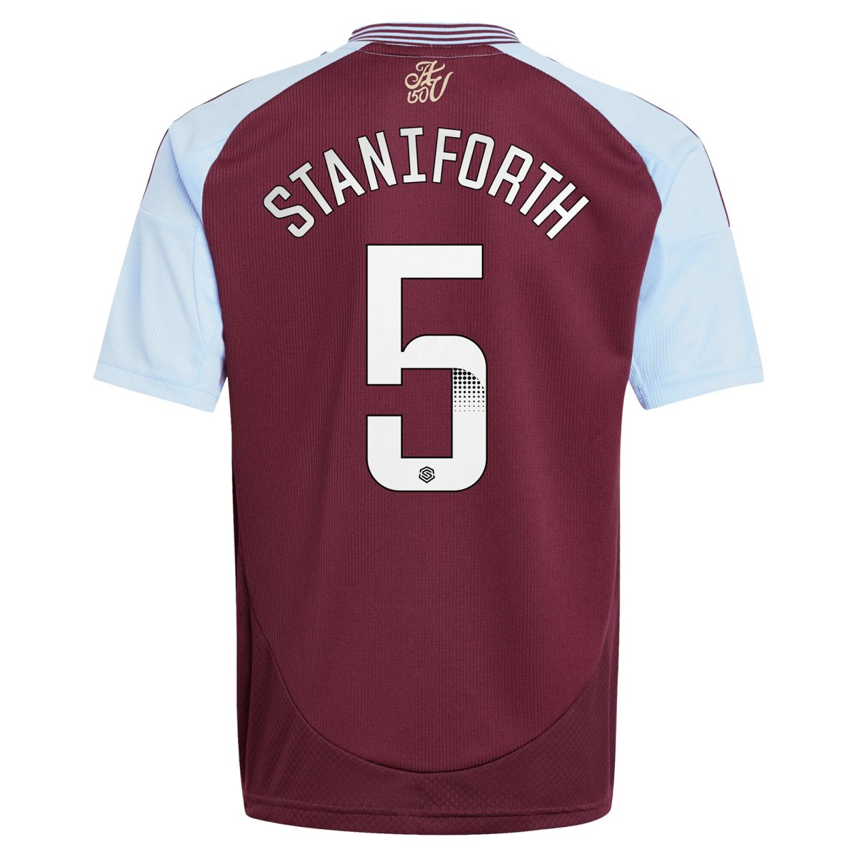 AVFC aston villa wsl adidas home shirt 2024-25 – kids with staniforth 5 printing Collection | Official Aston Villa Kits and Apparel