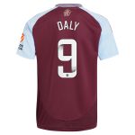 AVFC aston villa wsl adidas home shirt 2024-25 with daly 9 printing Collection | Official Aston Villa Kits and Apparel