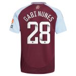 AVFC aston villa wsl adidas home shirt 2024-25 with gabi nunes 28 printing Collection | Official Aston Villa Kits and Apparel