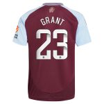 AVFC aston villa wsl adidas home shirt 2024-25 with grant 23 printing Collection | Official Aston Villa Kits and Apparel