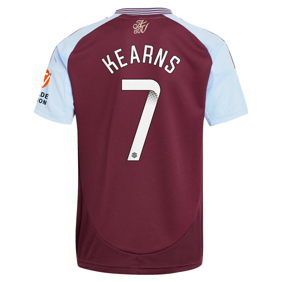 AVFC aston villa wsl adidas home shirt 2024-25 with kearns 7 printing Collection | Official Aston Villa Kits and Apparel