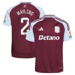 AVFC aston villa wsl adidas home shirt 2024-25 with mayling 2 printing Collection | Official Aston Villa Kits and Apparel