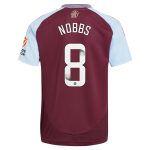 AVFC aston villa wsl adidas home shirt 2024-25 with nobbs 8 printing Collection | Official Aston Villa Kits and Apparel