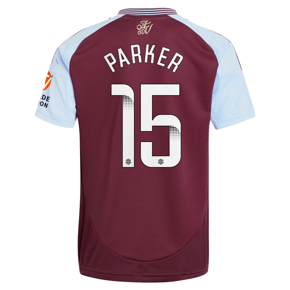 AVFC aston villa wsl adidas home shirt 2024-25 with parker 15 printing Collection | Official Aston Villa Kits and Apparel