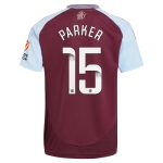 AVFC aston villa wsl adidas home shirt 2024-25 with parker 15 printing Collection | Official Aston Villa Kits and Apparel