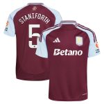 AVFC aston villa wsl adidas home shirt 2024-25 with staniforth 5 printing Collection | Official Aston Villa Kits and Apparel