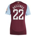 AVFC aston villa wsl adidas home shirt 2024-25 – womens with baijings 22 printing Collection | Official Aston Villa Kits and Apparel