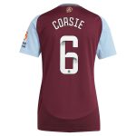 AVFC aston villa wsl adidas home shirt 2024-25 – womens with corsie 6 printing Collection | Official Aston Villa Kits and Apparel