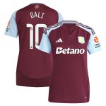 AVFC aston villa wsl adidas home shirt 2024-25 – womens with dali 10 printing Collection | Official Aston Villa Kits and Apparel