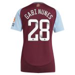 AVFC aston villa wsl adidas home shirt 2024-25 – womens with gabi nunes 28 printing Collection | Official Aston Villa Kits and Apparel