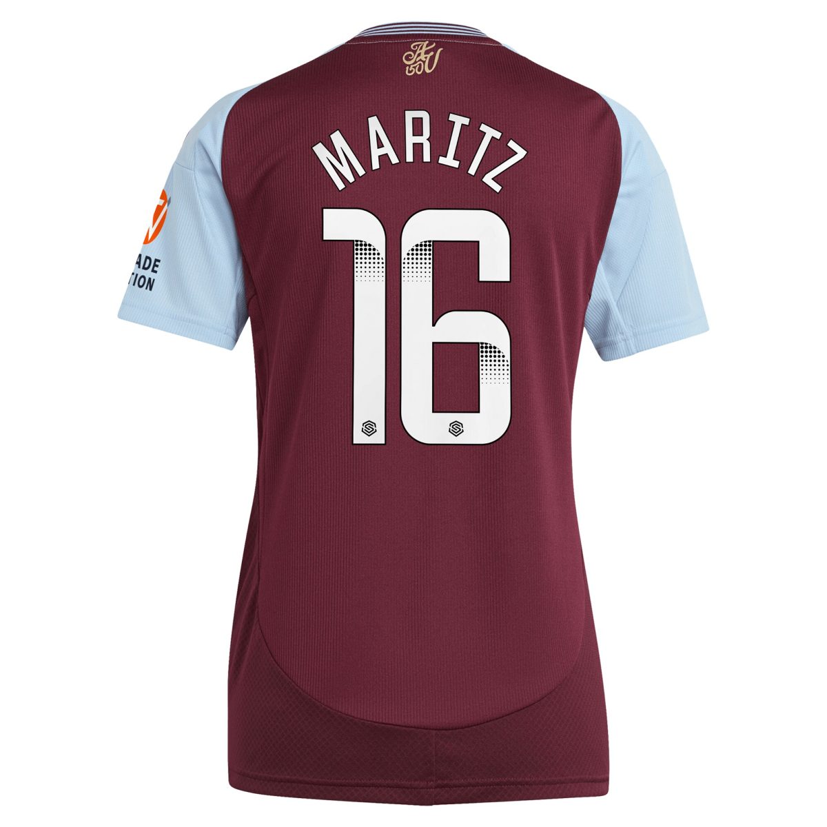 AVFC aston villa wsl adidas home shirt 2024-25 – womens with maritz 26 printing Collection | Official Aston Villa Kits and Apparel