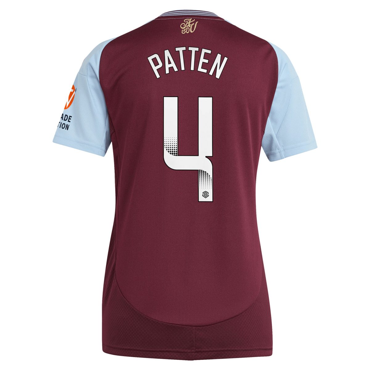 AVFC aston villa wsl adidas home shirt 2024-25 – womens with patten 4 printing Collection | Official Aston Villa Kits and Apparel