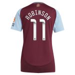 AVFC aston villa wsl adidas home shirt 2024-25 – womens with robinson 11 printing Collection | Official Aston Villa Kits and Apparel