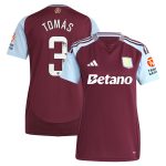 AVFC aston villa wsl adidas home shirt 2024-25 – womens with tomás 3 printing Collection | Official Aston Villa Kits and Apparel