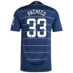 AVFC aston villa wsl adidas third authentic shirt 2024-25 with pacheco 33 printing Collection | Official Aston Villa Kits and Apparel