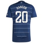 AVFC aston villa wsl adidas third shirt 2024-25 with hanson 20 printing Collection | Official Aston Villa Kits and Apparel