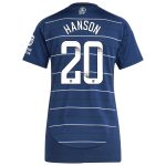AVFC aston villa wsl adidas third shirt 2024-25 – womens with hanson 20 printing Collection | Official Aston Villa Kits and Apparel