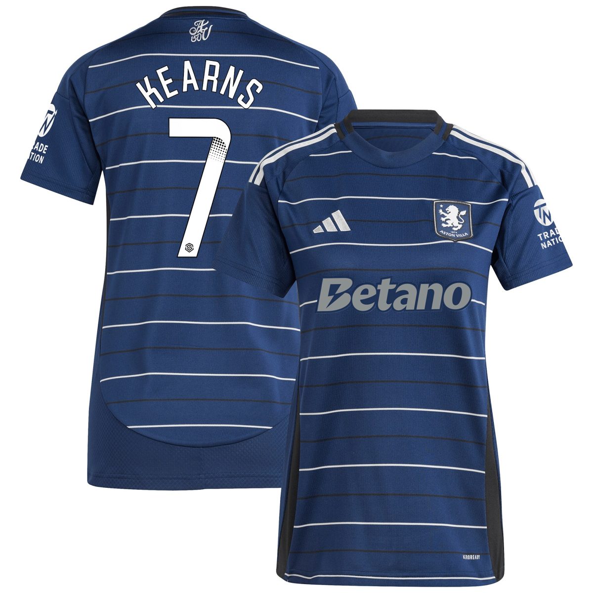 AVFC aston villa wsl adidas third shirt 2024-25 – womens with kearns 7 printing Collection | Official Aston Villa Kits and Apparel
