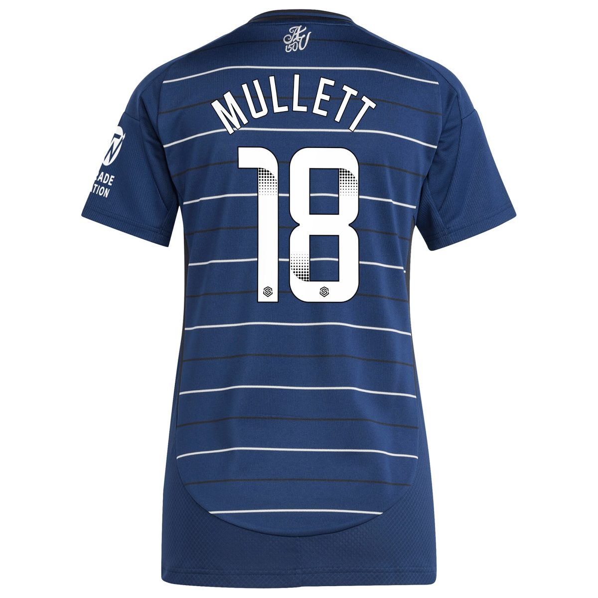 AVFC aston villa wsl adidas third shirt 2024-25 – womens with mullett 18 printing Collection | Official Aston Villa Kits and Apparel