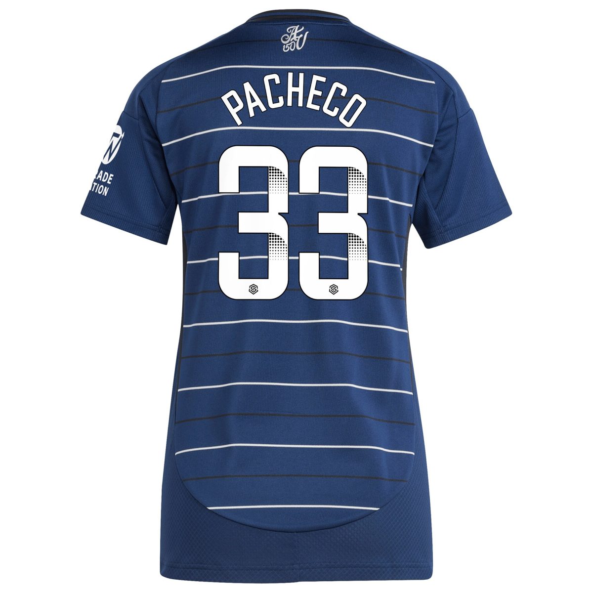 AVFC aston villa wsl adidas third shirt 2024-25 – womens with pacheco 33 printing Collection | Official Aston Villa Kits and Apparel