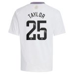 AVFC aston villa wsl away shirt 2024-25 – kids with taylor 25 printing Collection | Official Aston Villa Kits and Apparel