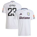 AVFC aston villa wsl away shirt 2024-25 with grant 23 printing Collection | Official Aston Villa Kits and Apparel