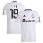 AVFC aston villa wsl away shirt 2024-25 with leon 19 printing Collection | Official Aston Villa Kits and Apparel