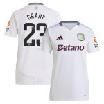 AVFC aston villa wsl away shirt 2024-25 – womens with grant 23 printing Collection | Official Aston Villa Kits and Apparel
