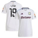 AVFC aston villa wsl away shirt 2024-25 – womens with leon 19 printing Collection | Official Aston Villa Kits and Apparel